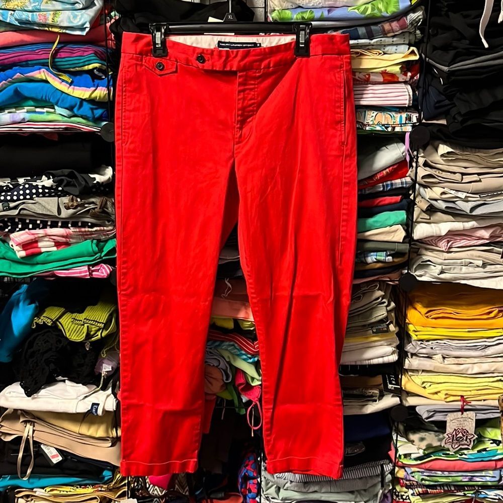 Ralph Lauren red pants